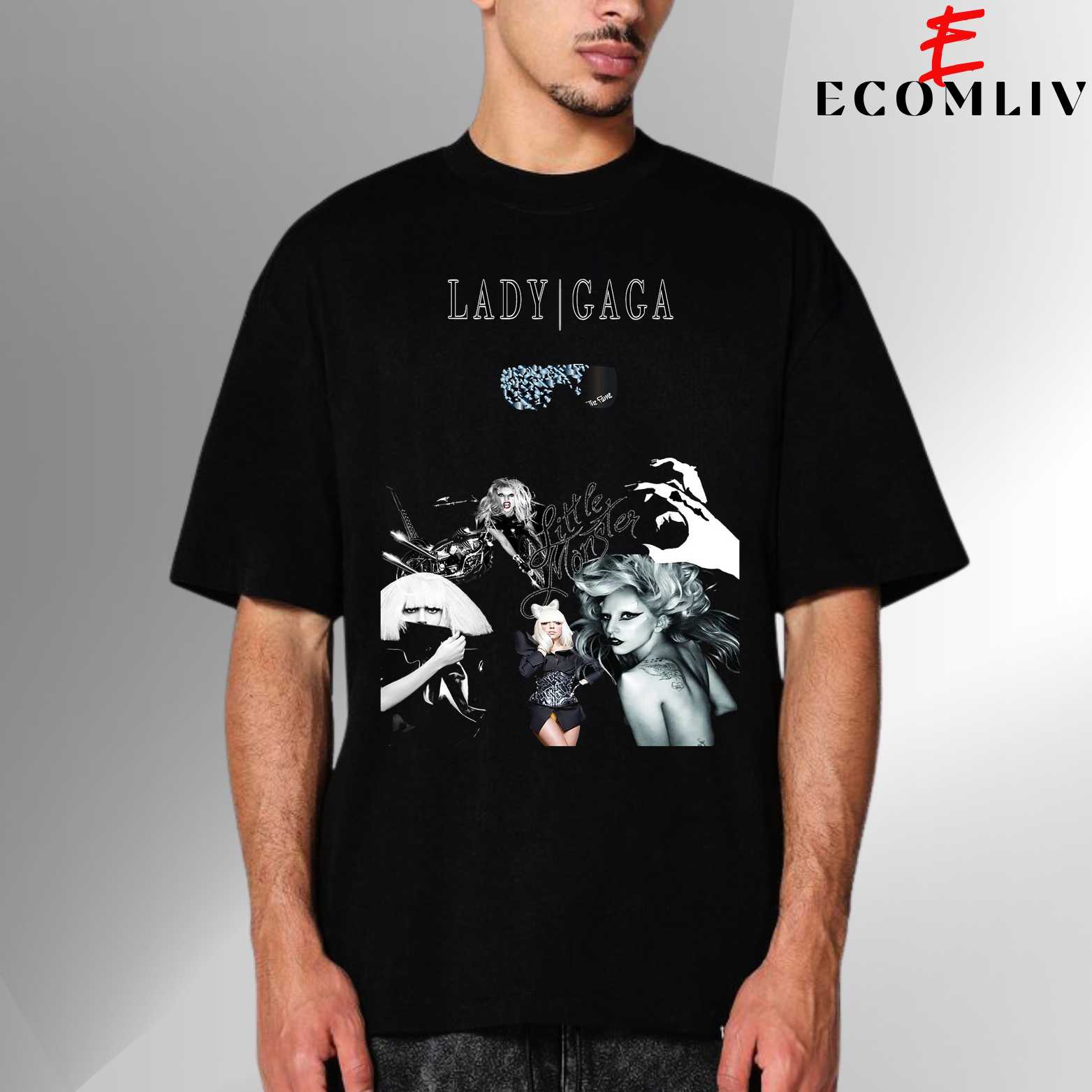 Lady Gaga Graphic T Shirt, Pop Culture Tee, Music Streetwear